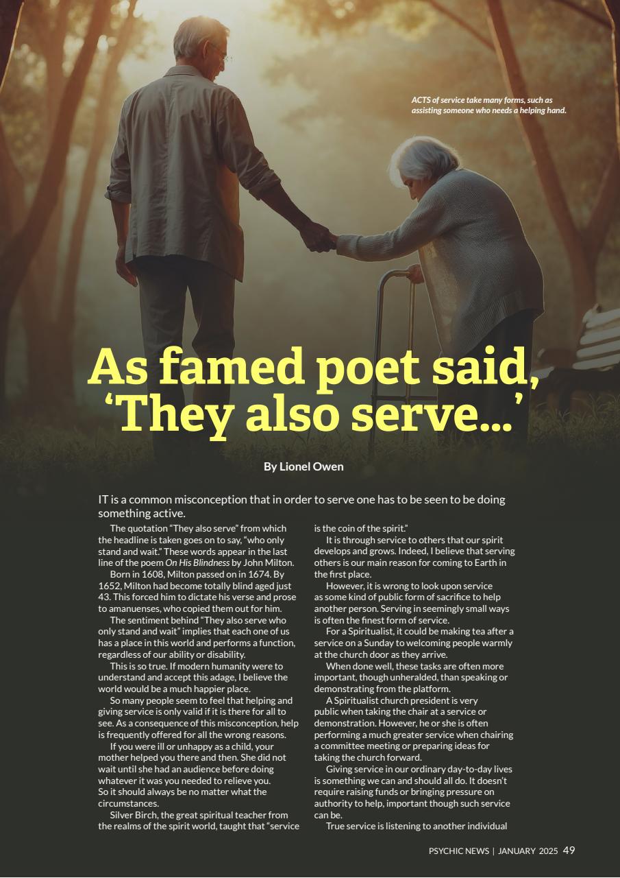 Psychic News Preview Pages