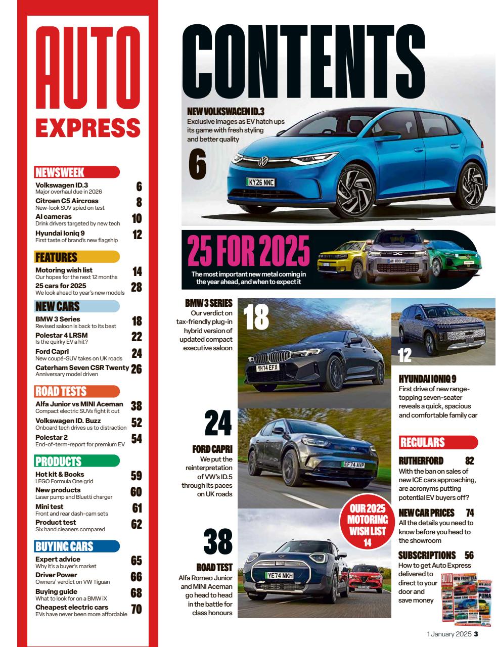 Auto Express Preview Pages