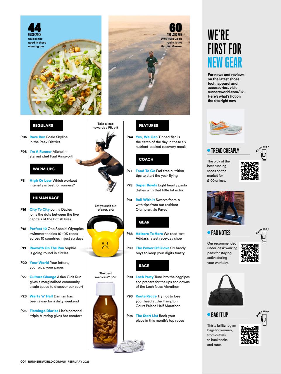 Runner's World Preview Pages