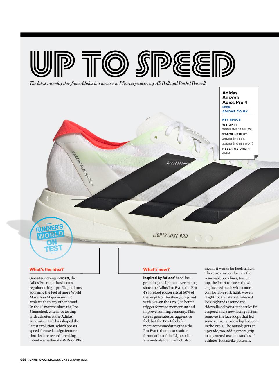 Runner's World Preview Pages