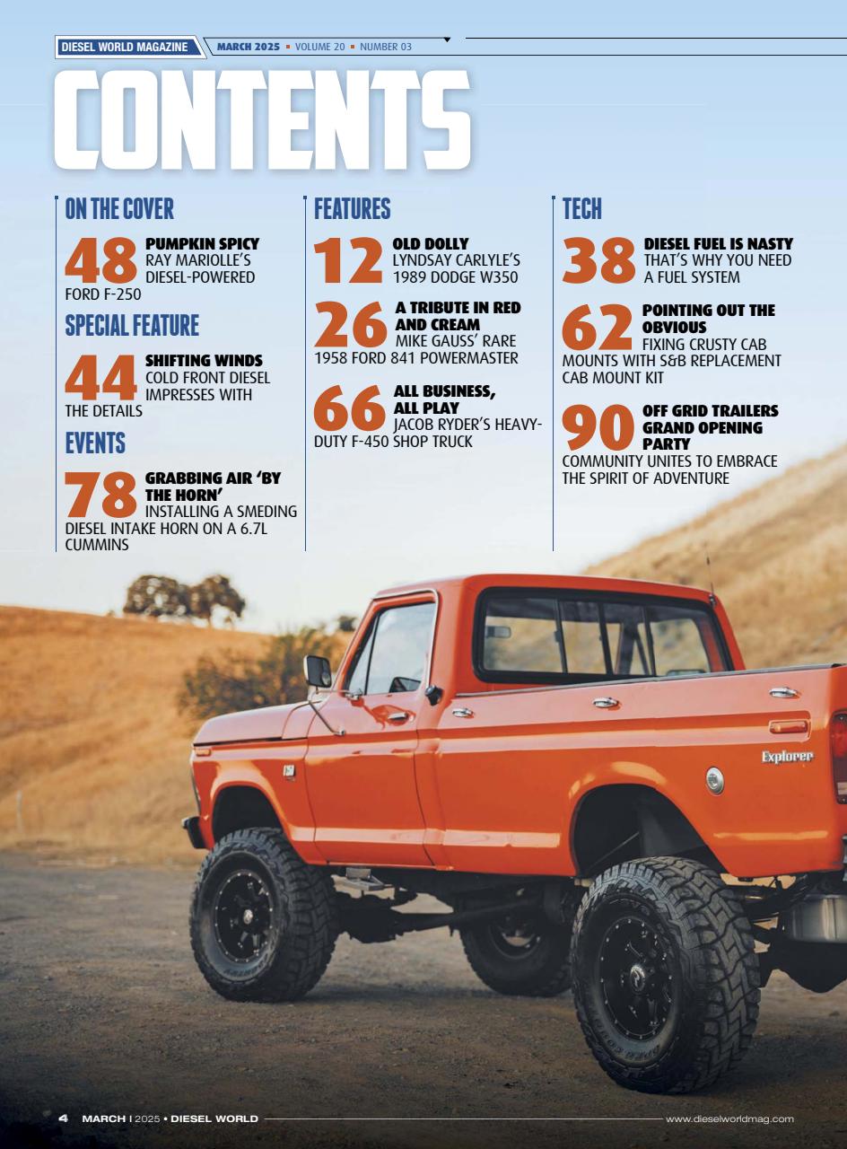 Diesel World Preview Pages