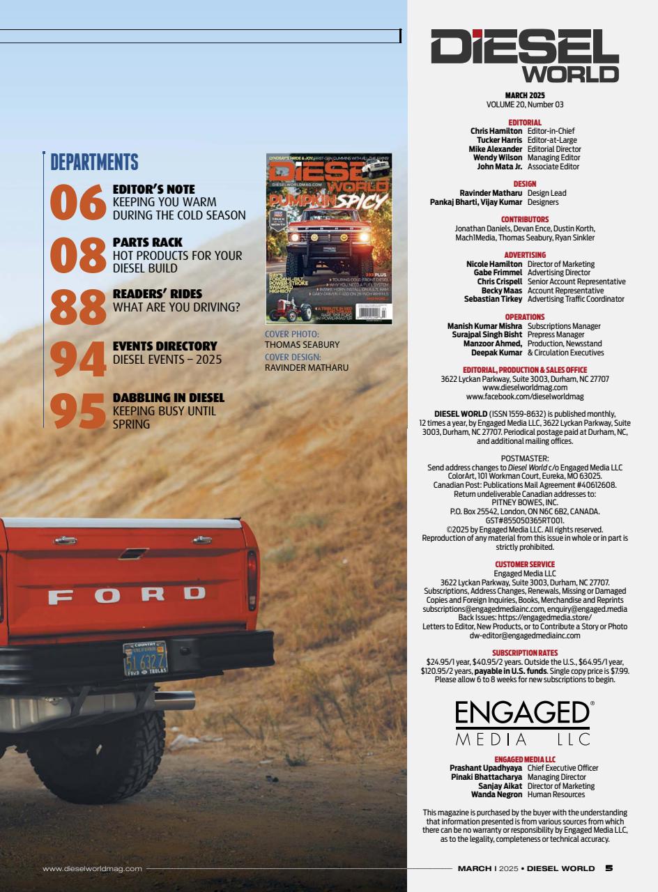 Diesel World Preview Pages