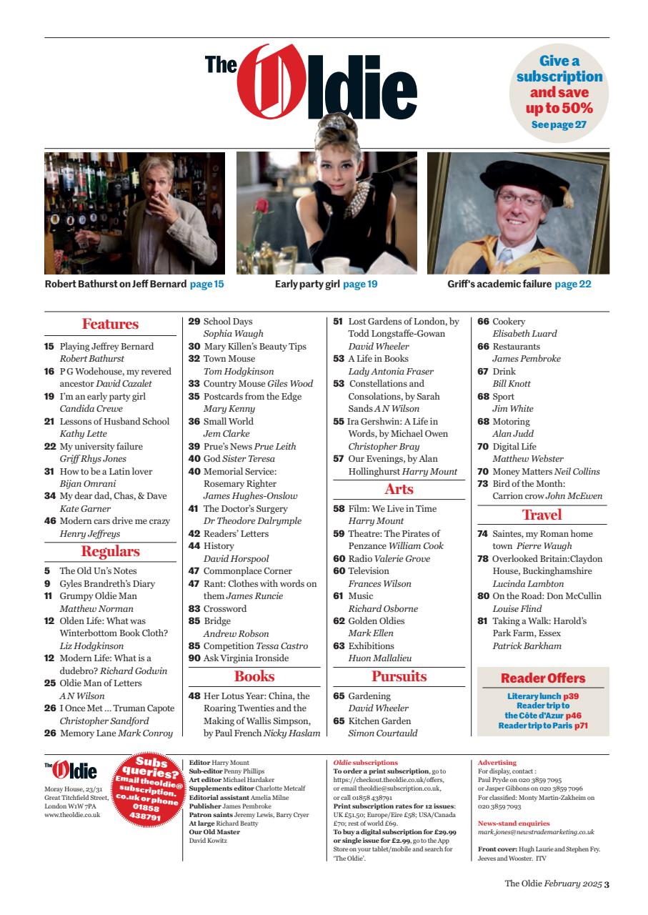 The Oldie Preview Pages