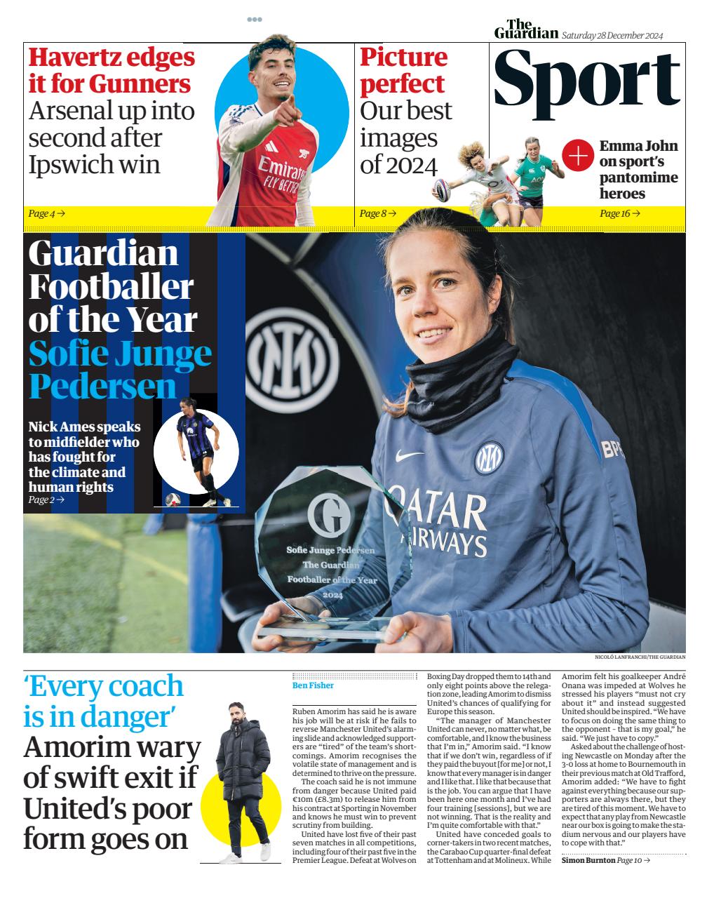 The Guardian Newspaper Preview Pages
