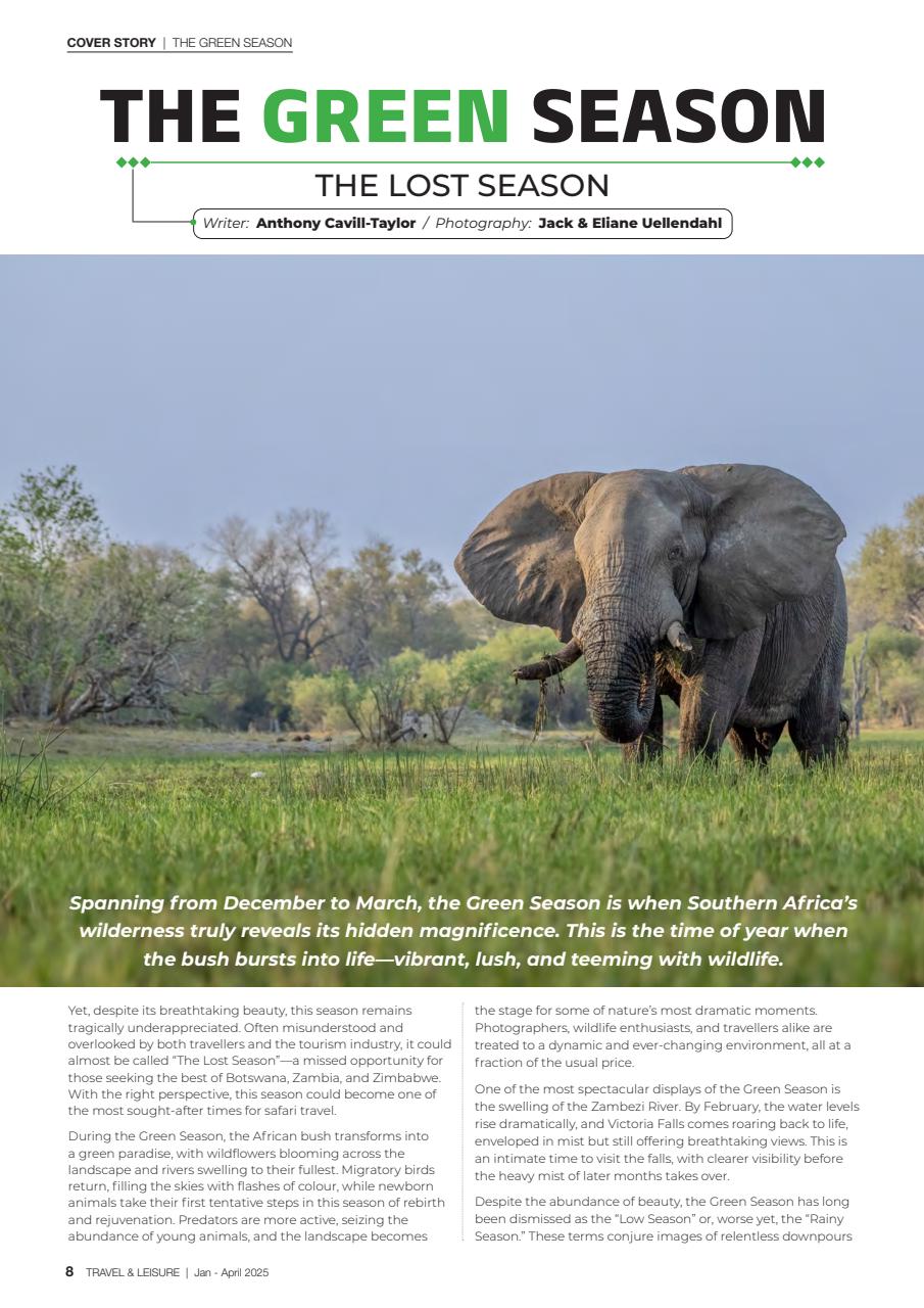 Travel & Leisure Zambia & Zimbabwe Preview Pages