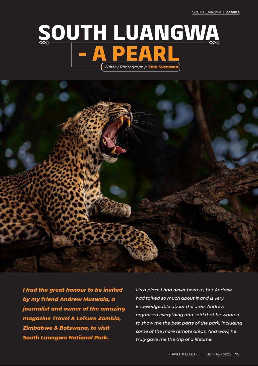 Travel & Leisure Zambia & Zimbabwe Preview Pages