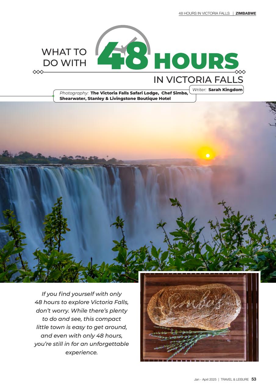 Travel & Leisure Zambia & Zimbabwe Preview Pages
