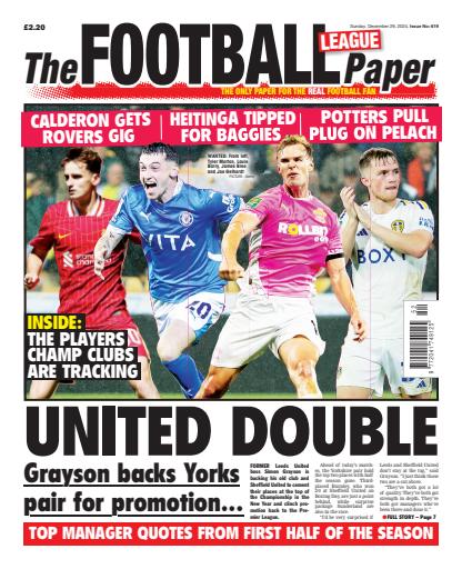 The Football League Paper issue 