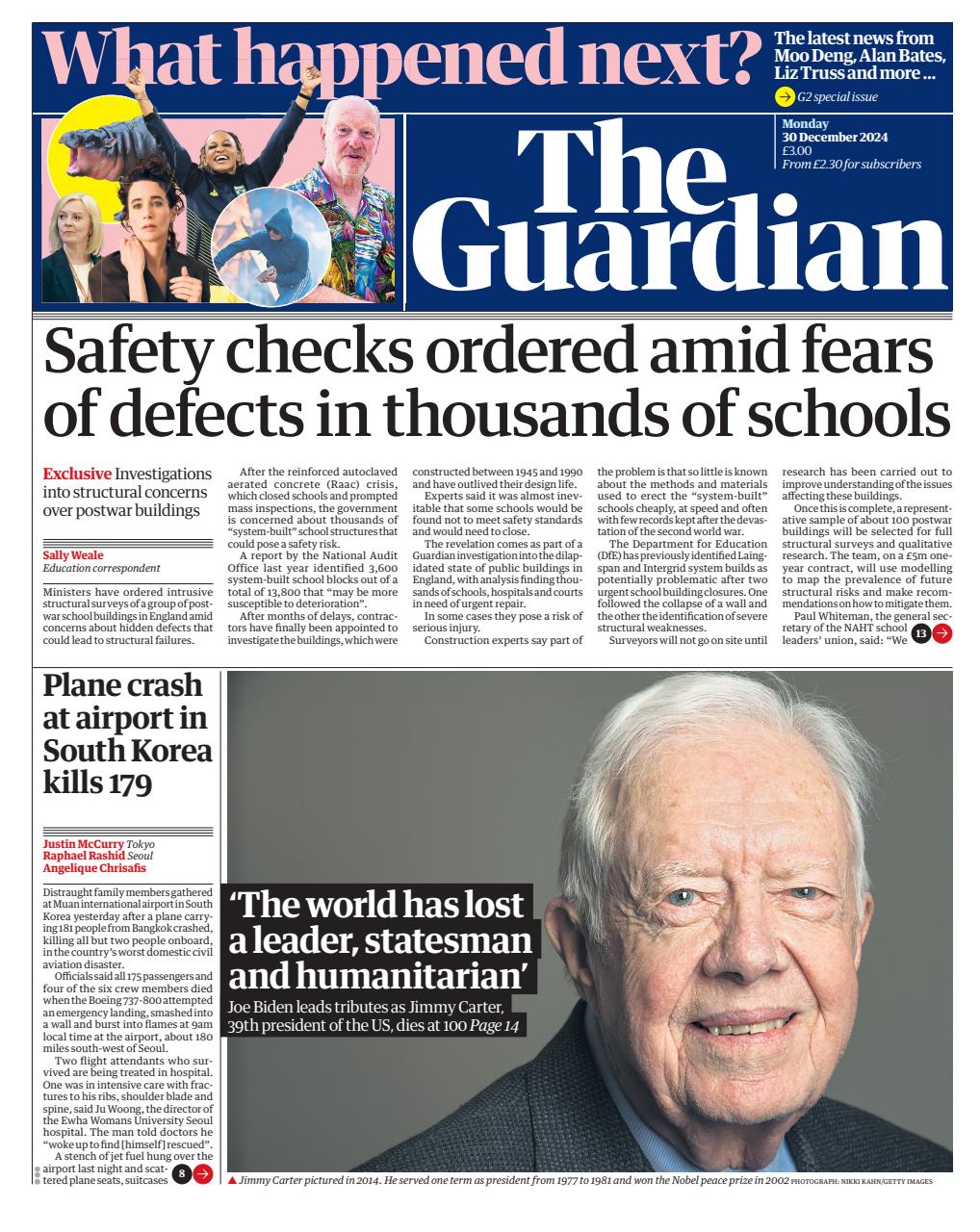 The Guardian Newspaper Preview Pages