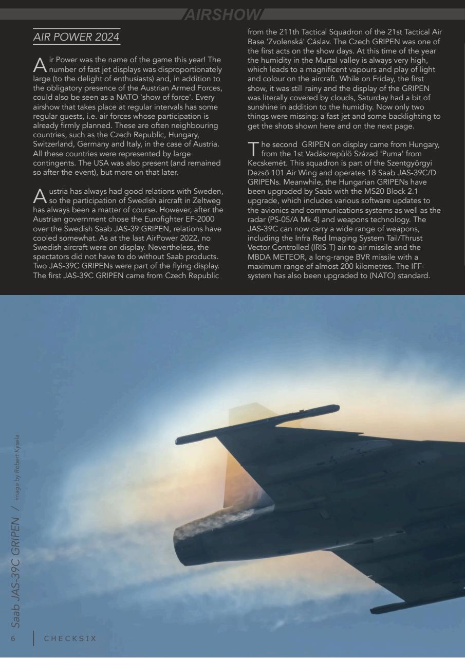 CHECKSIX - The Military Aviation Journal Preview Pages