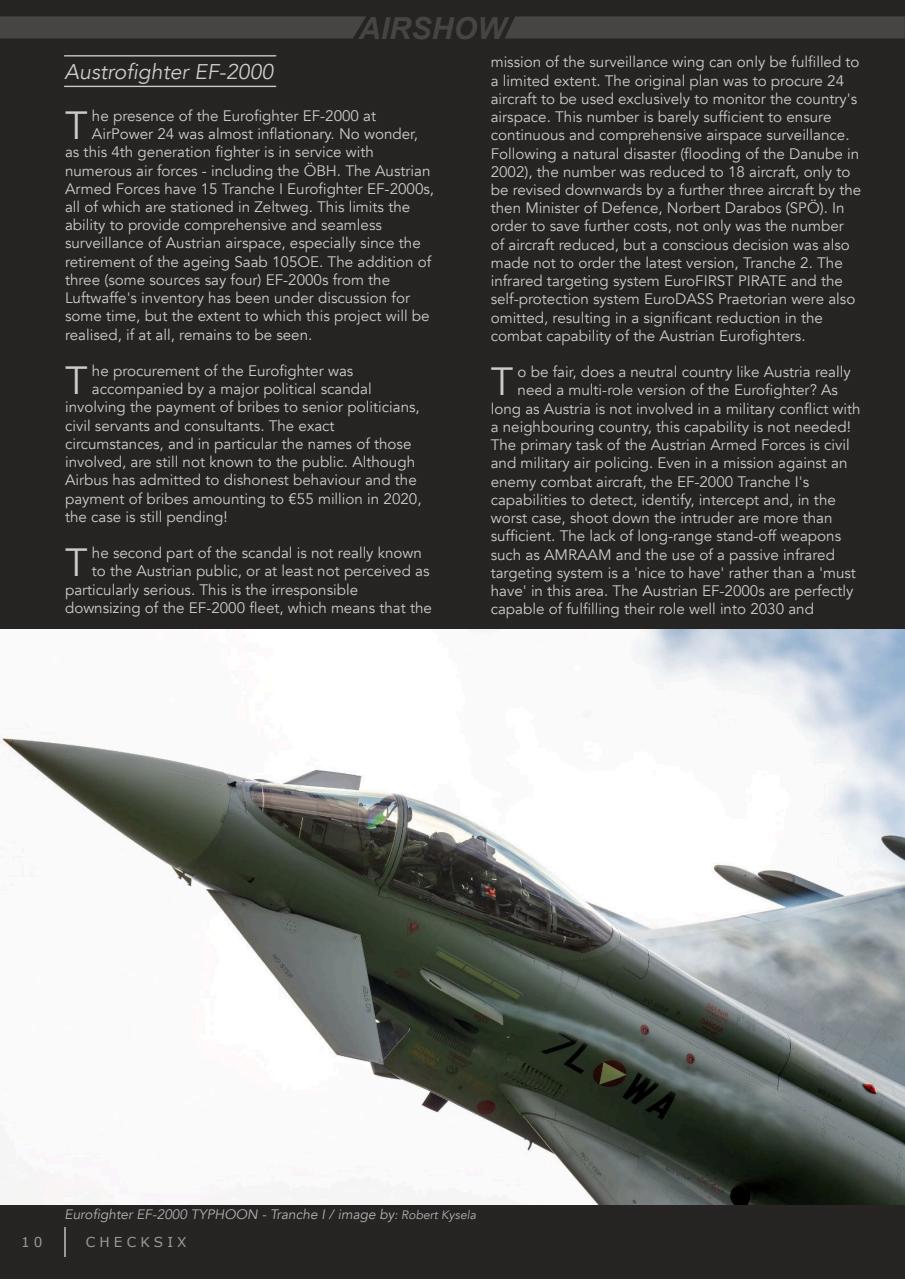 CHECKSIX - The Military Aviation Journal Preview Pages