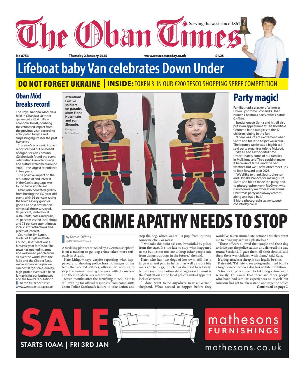 The Oban Times & Lochaber Times Preview Pages