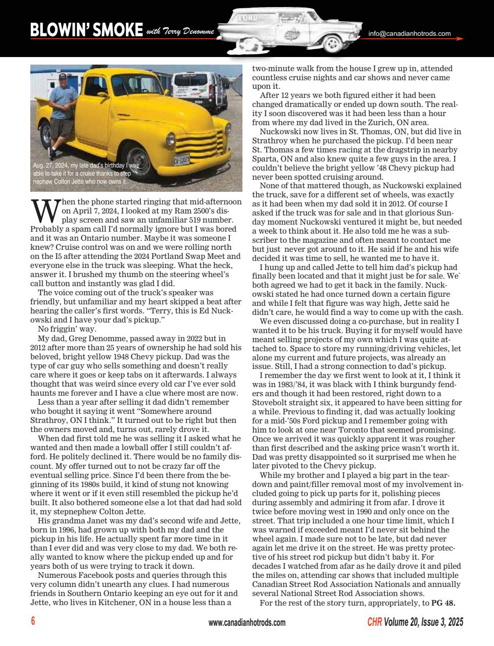 Canadian Hot Rods Preview Pages