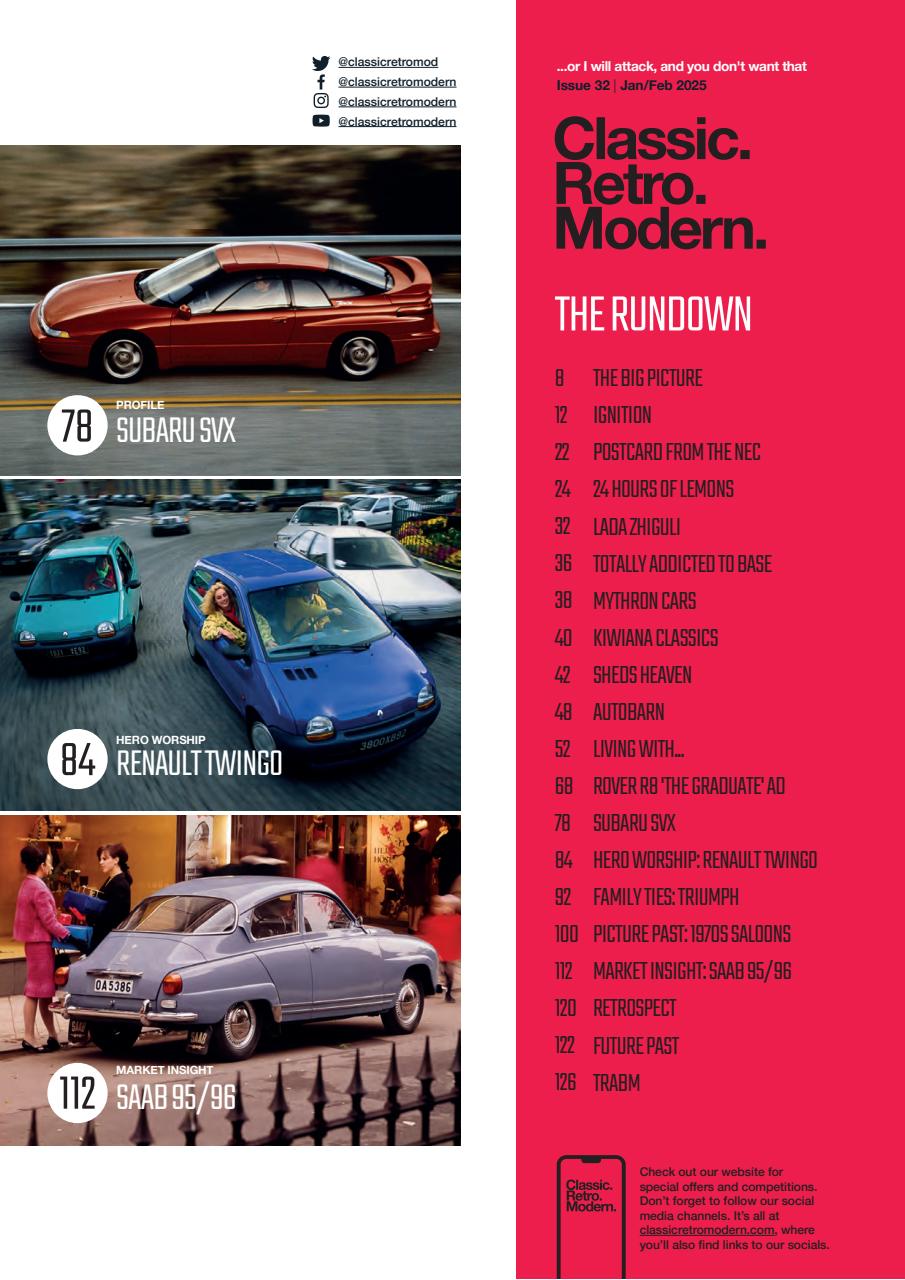 Classic Retro Modern Magazine Preview Pages