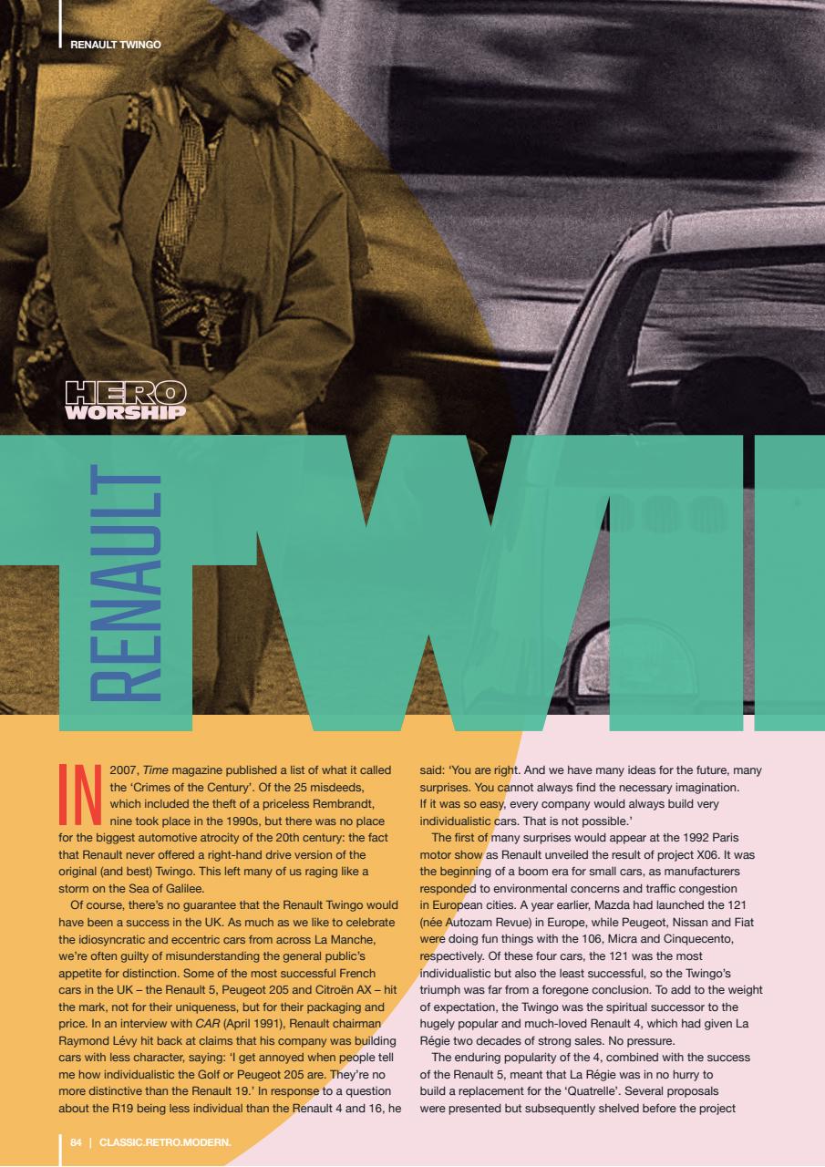 Classic Retro Modern Magazine Preview Pages