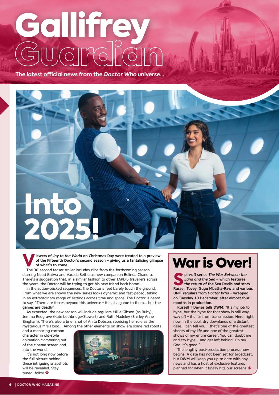 Doctor Who Magazine Preview Pages