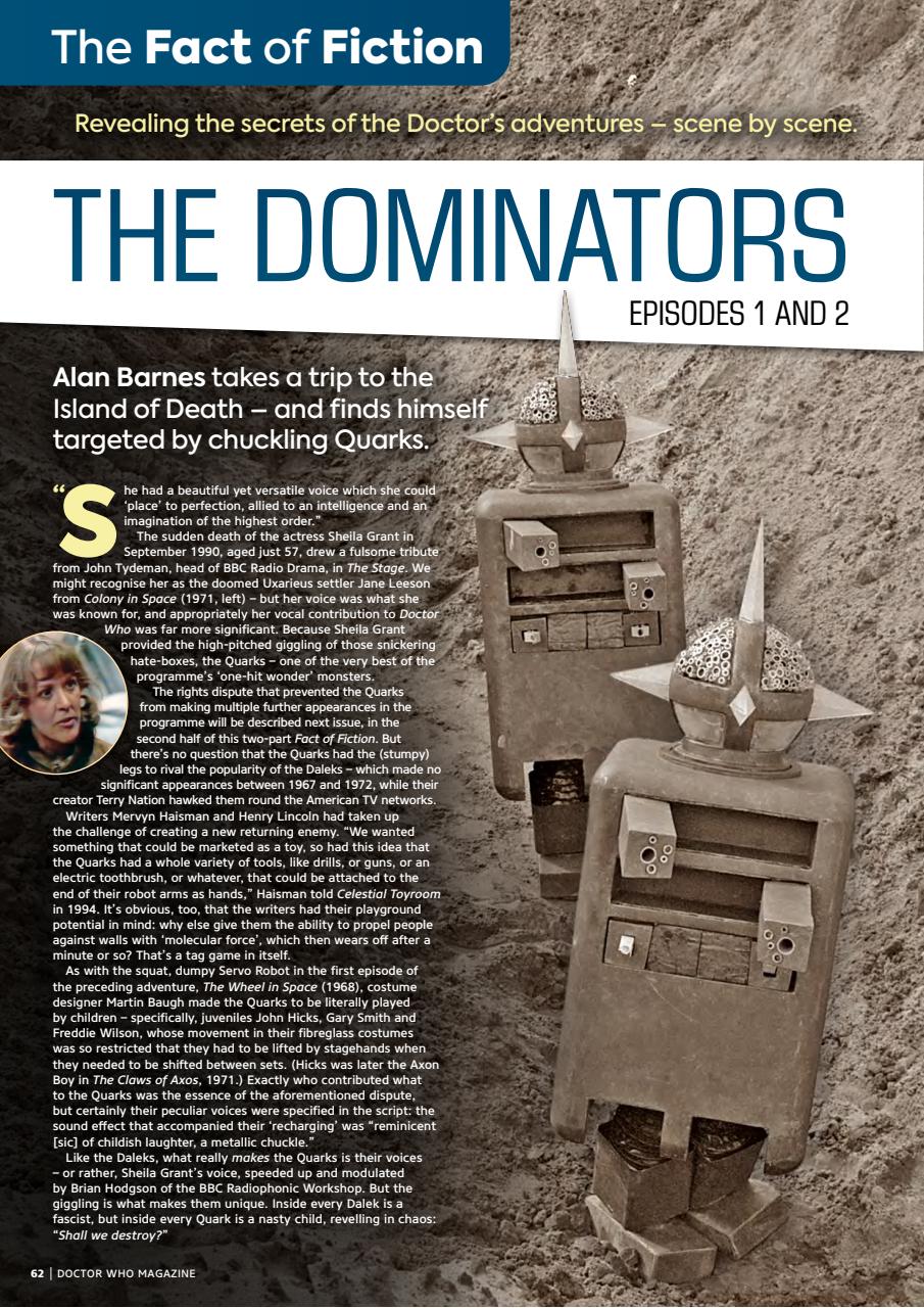 Doctor Who Magazine Preview Pages