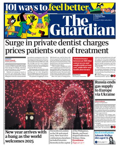 The Guardian Newspaper issue Wednesday, 01 January 2025