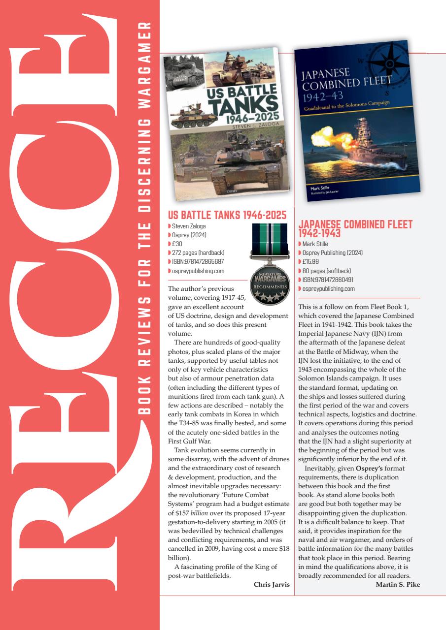 Miniature Wargames Preview Pages