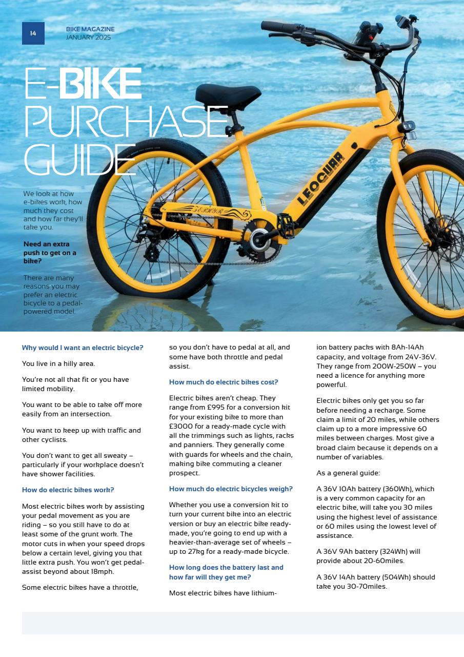 BIKE Magazine Preview Pages