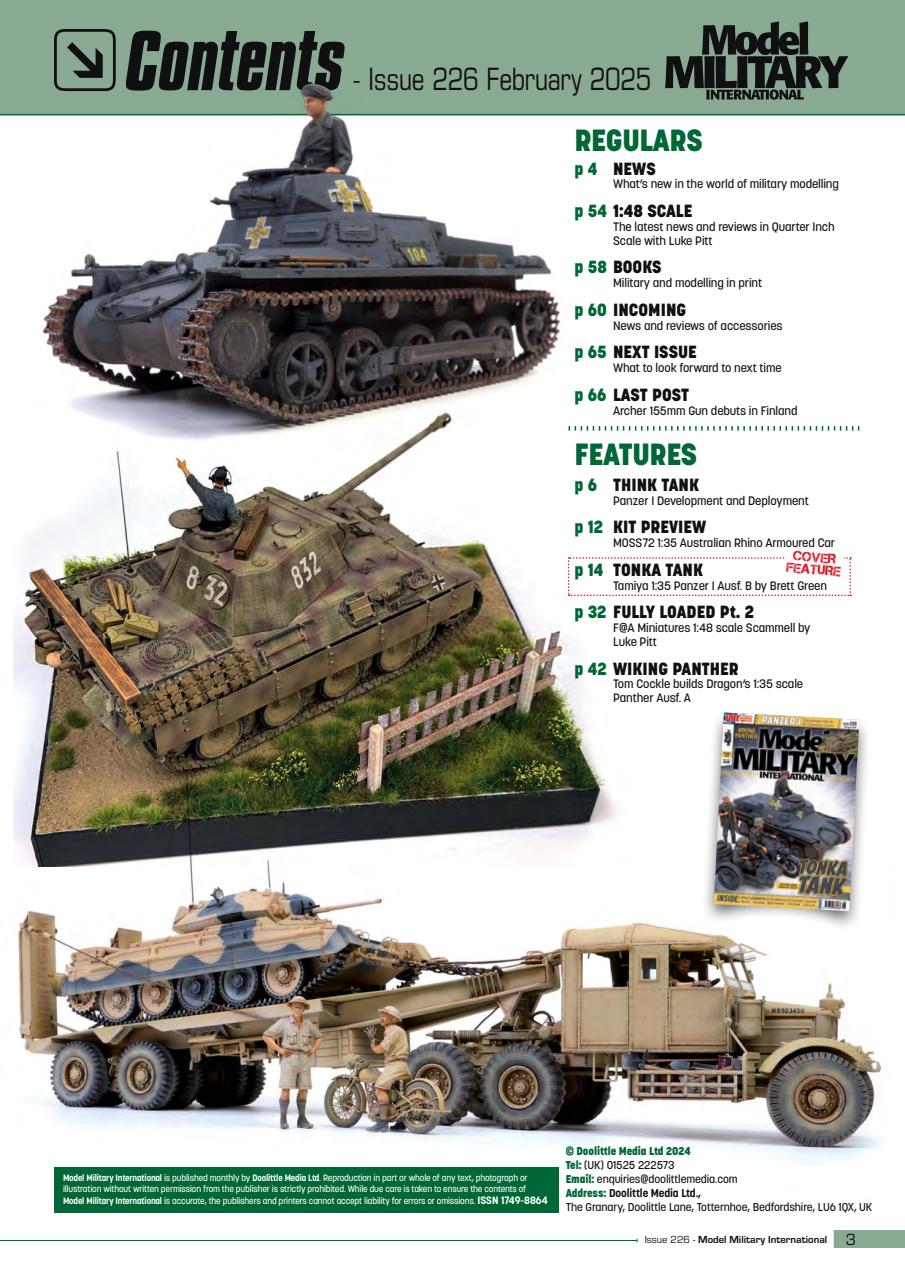 Military Modelling International Magazine Preview Pages