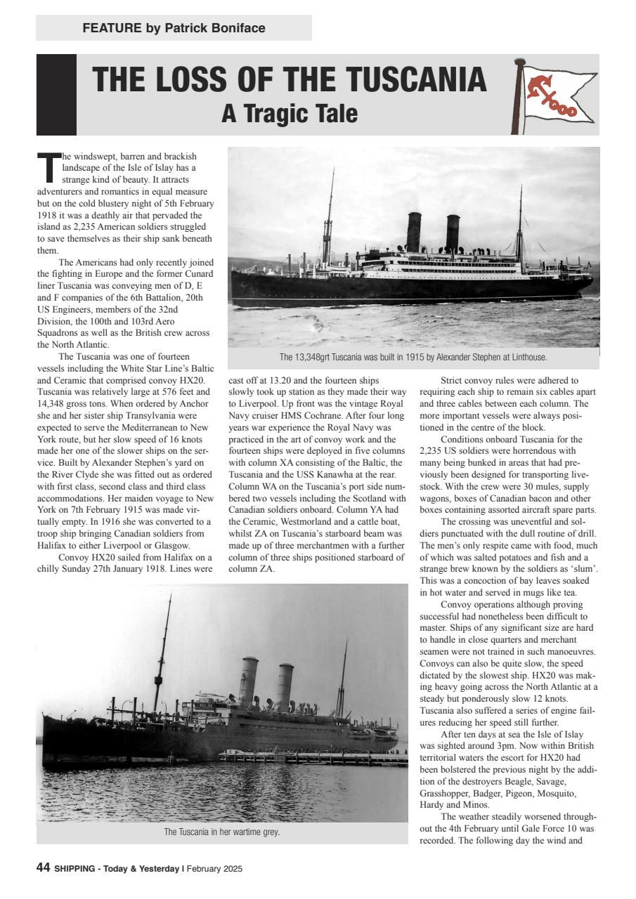 Shipping Today & Yesterday Preview Pages