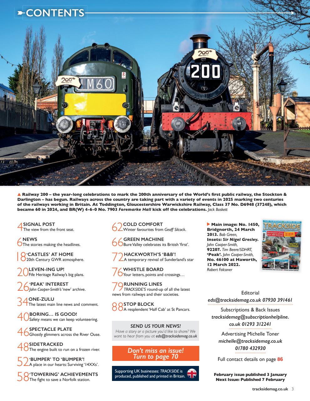 Trackside Preview Pages