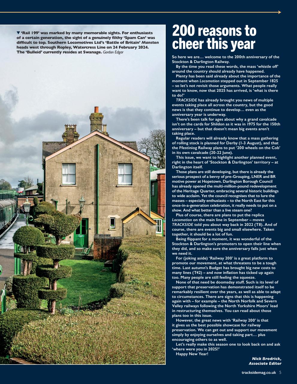 Trackside Preview Pages