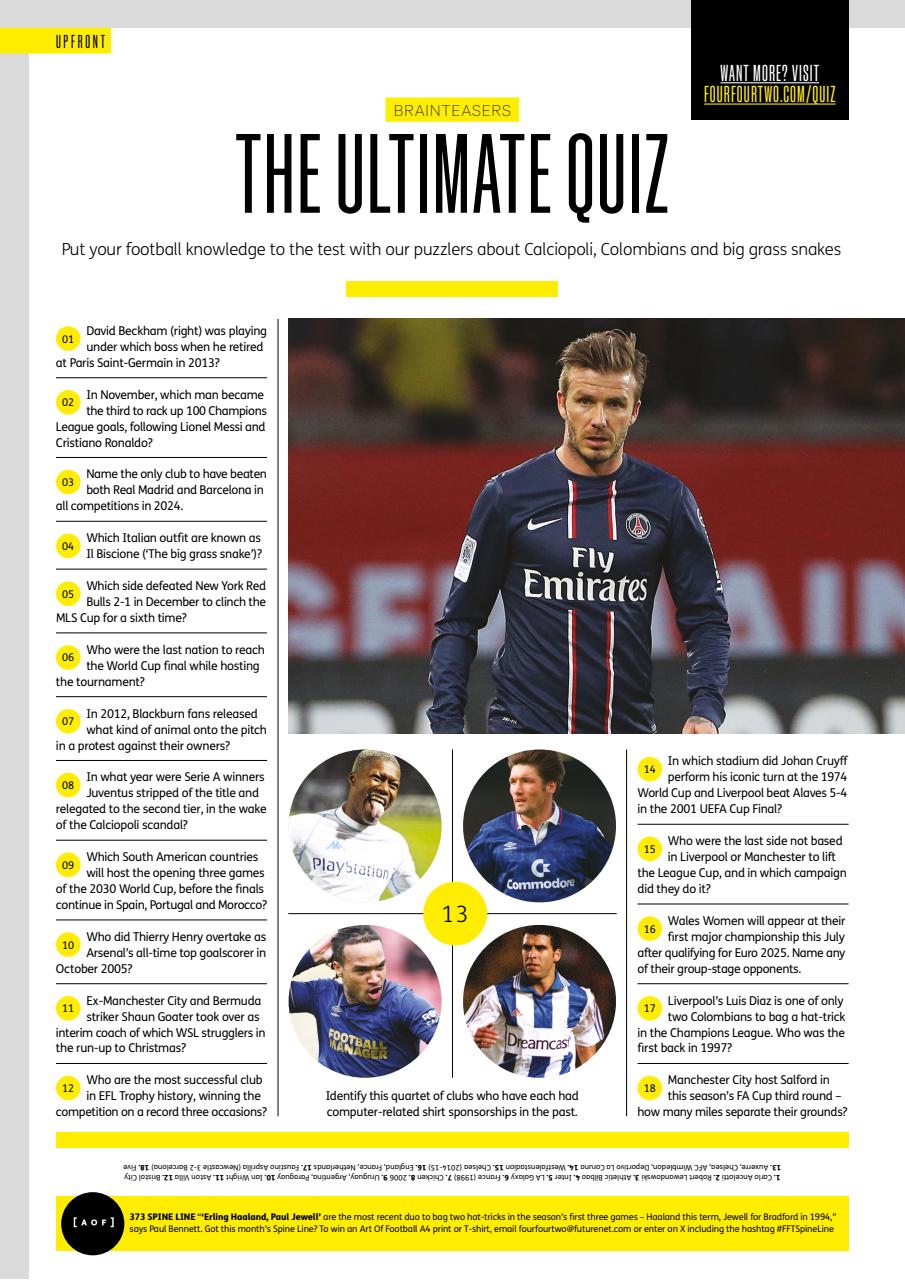 FourFourTwo Preview Pages