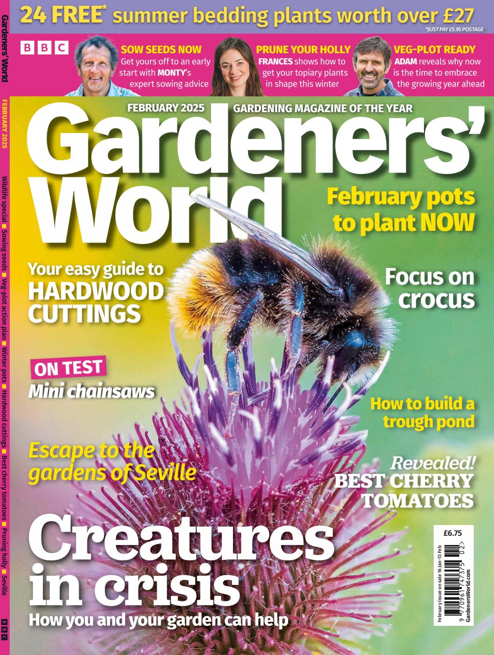 BBC Gardeners’ World Magazine Preview Pages