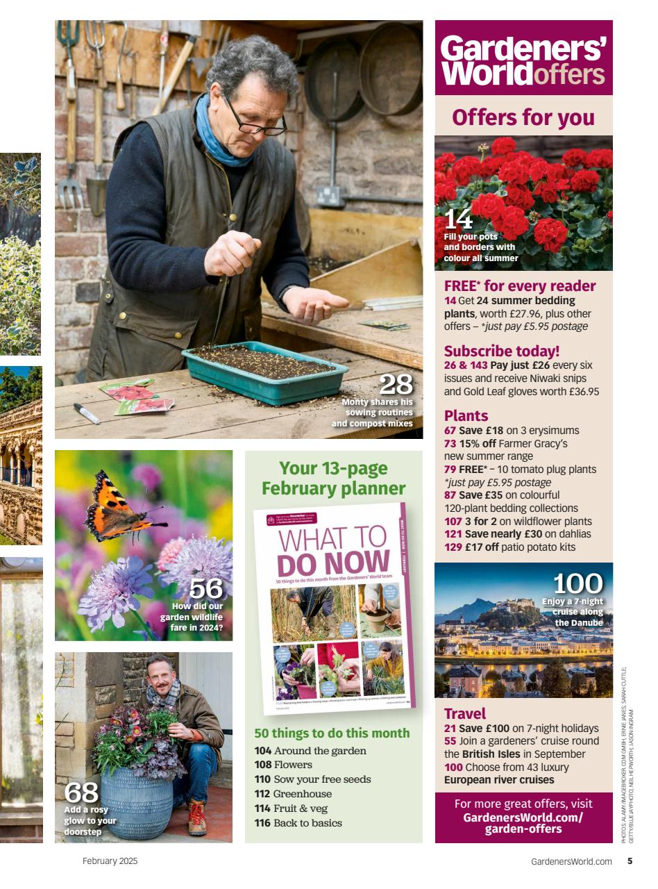 BBC Gardeners’ World Magazine Preview Pages