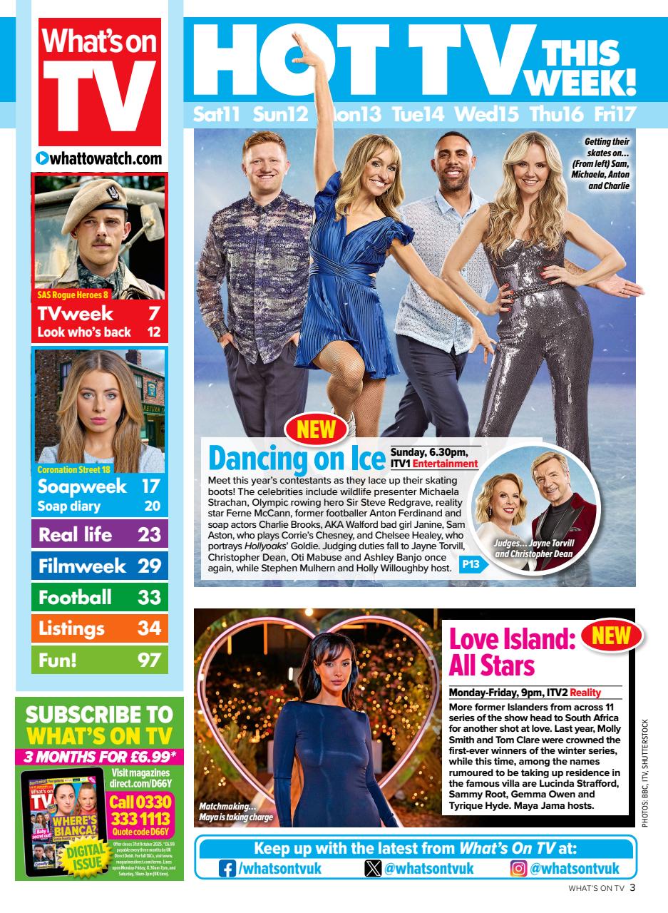 What's on TV Preview Pages