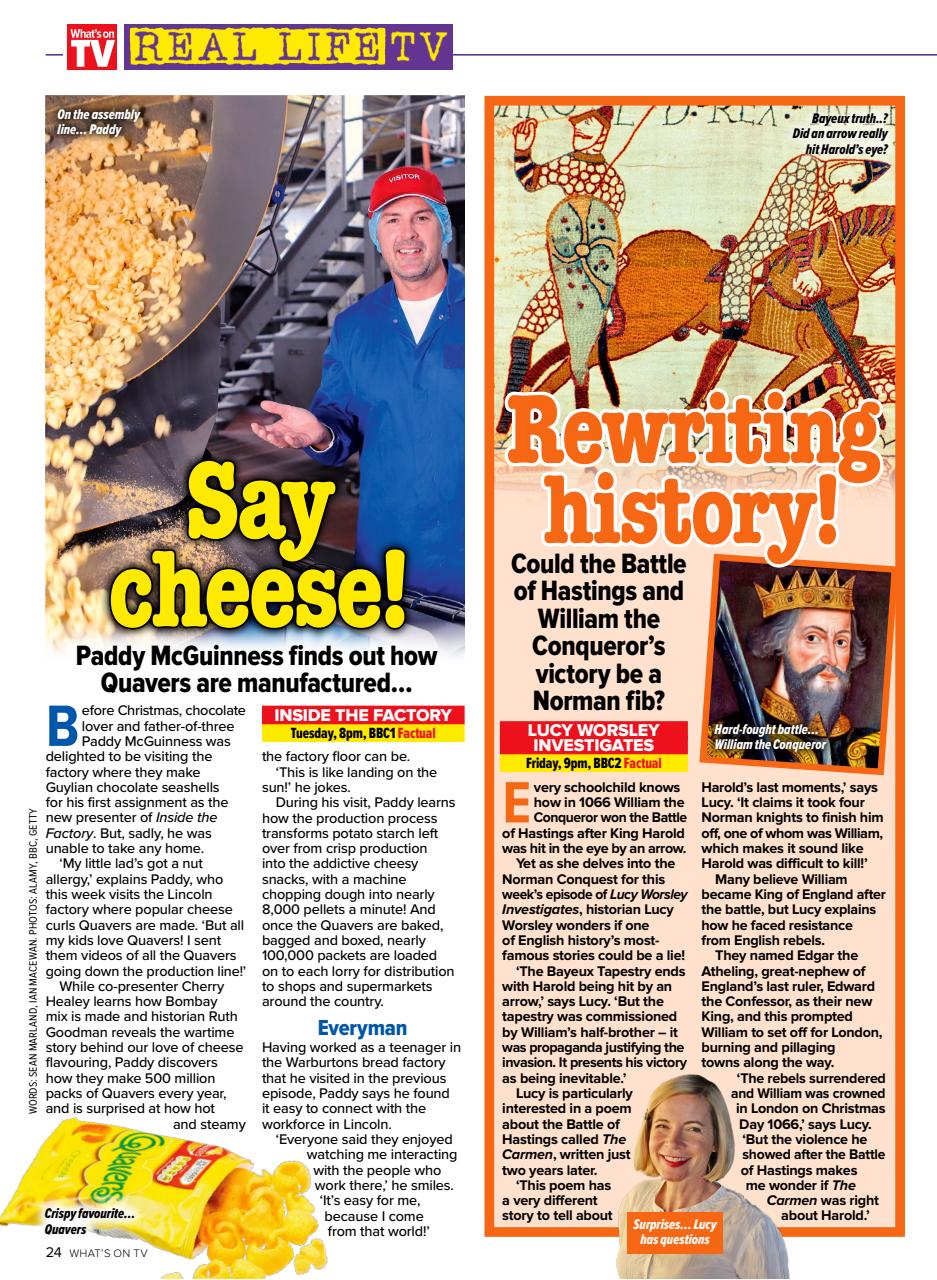 What's on TV Preview Pages