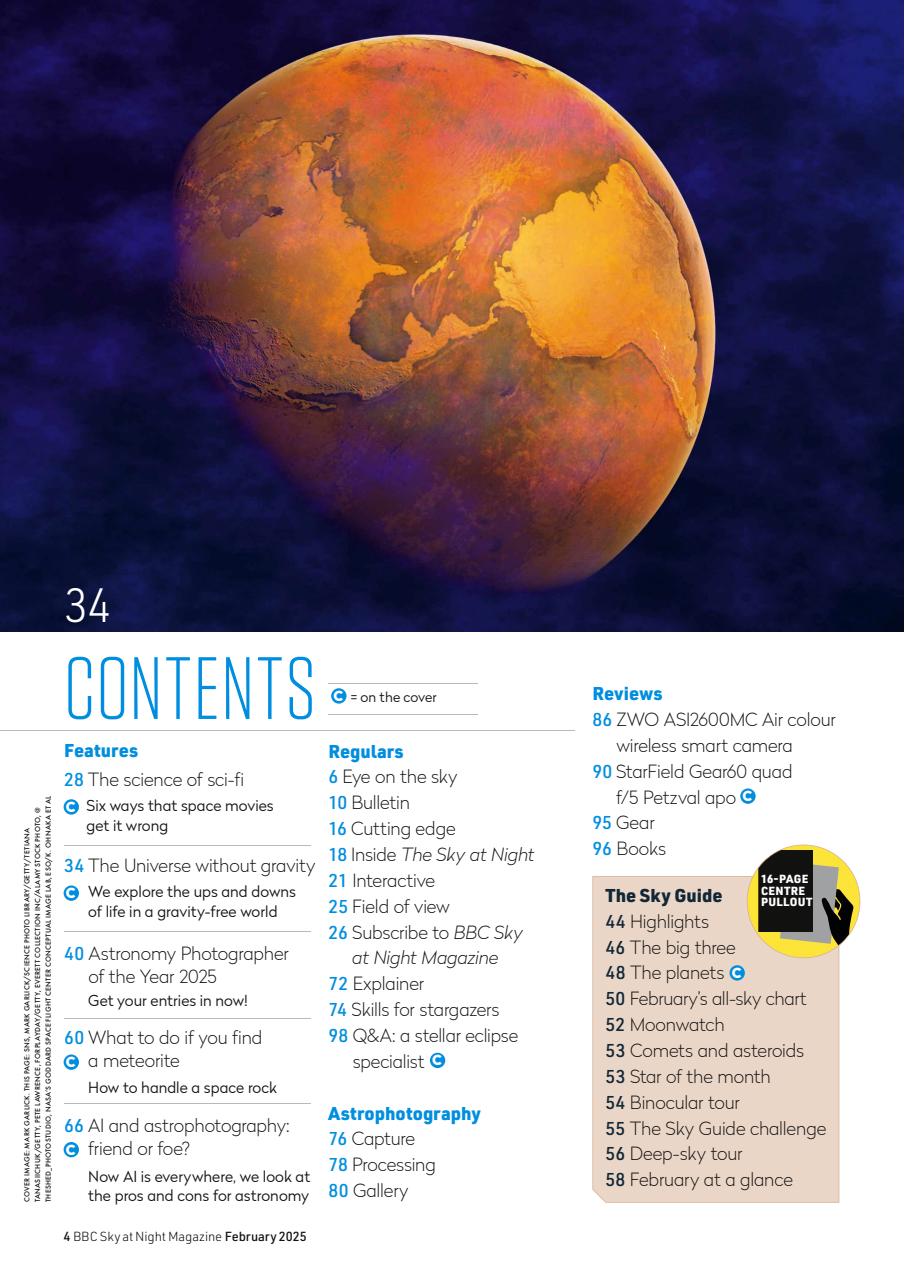 BBC Sky at Night Magazine Preview Pages