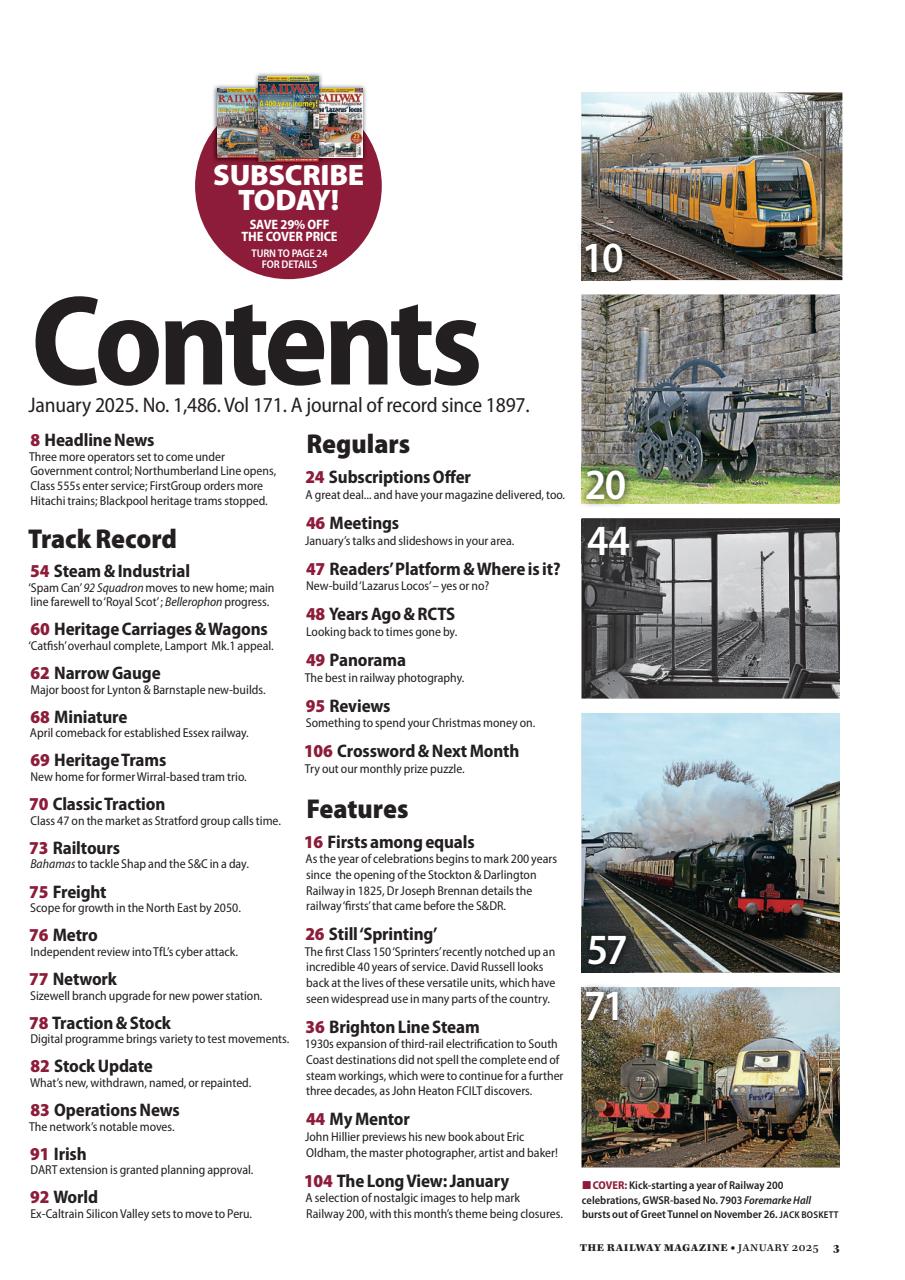 Railway Magazine Preview Pages