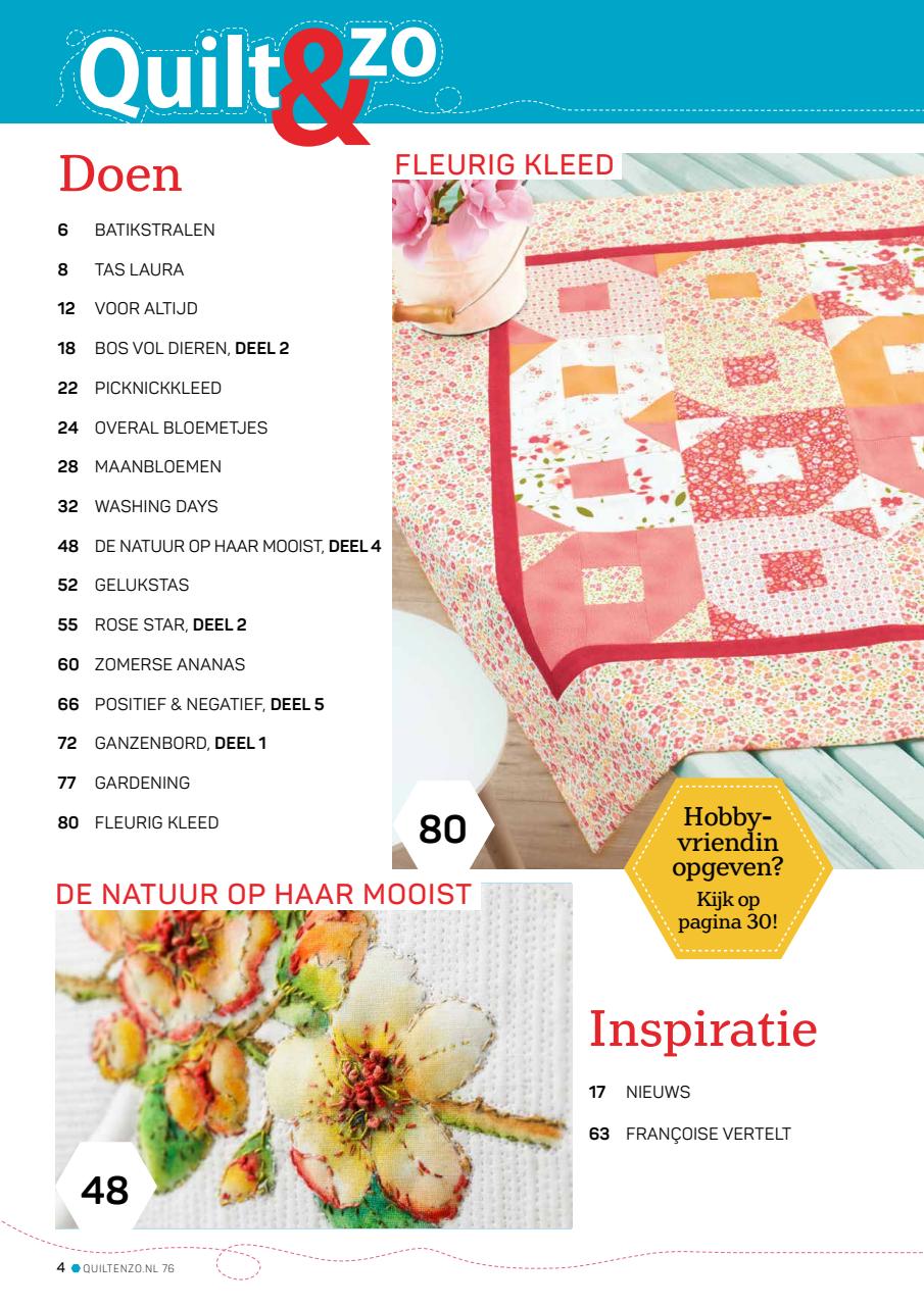 Stitch & Quilt (Quilt & Zo) Preview Pages