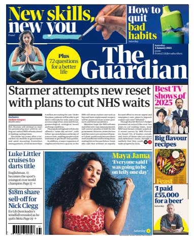 The Guardian Newspaper issue Saturday, 04 January 2025
