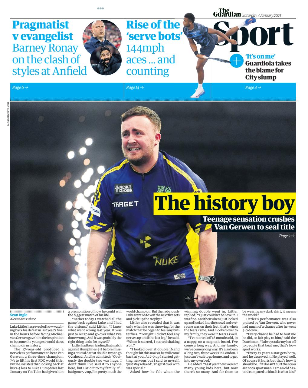 The Guardian Newspaper Preview Pages