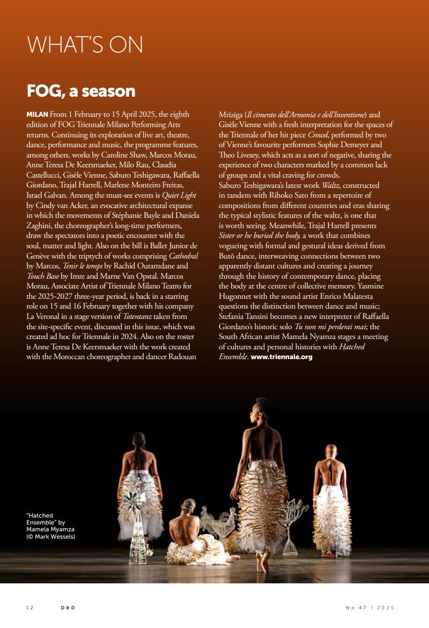 DANZA&DANZA International Preview Pages