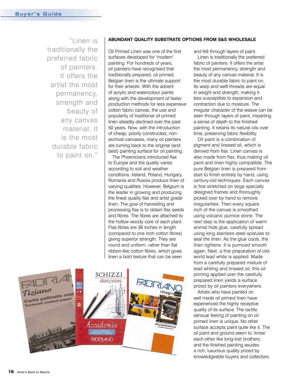 Artists Back to Basics Preview Pages