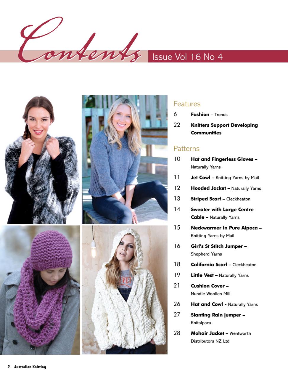 Australian Knitting Preview Pages