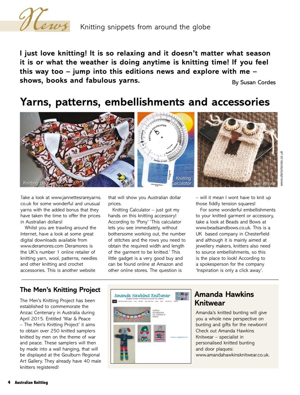 Australian Knitting Preview Pages