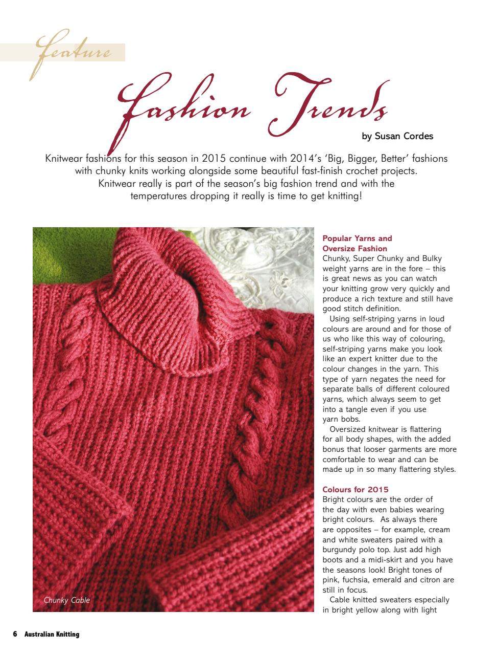 Australian Knitting Preview Pages
