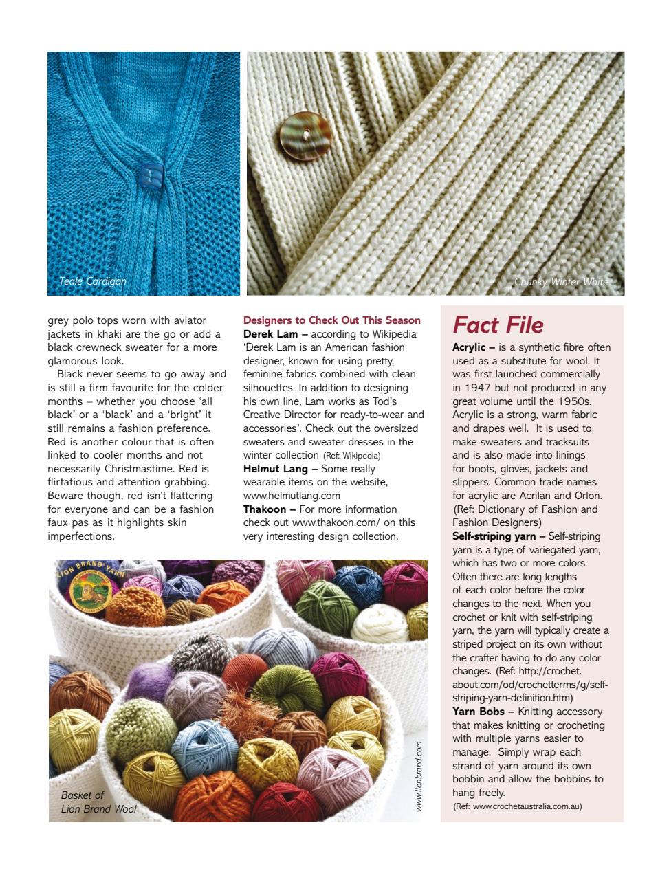 Australian Knitting Preview Pages