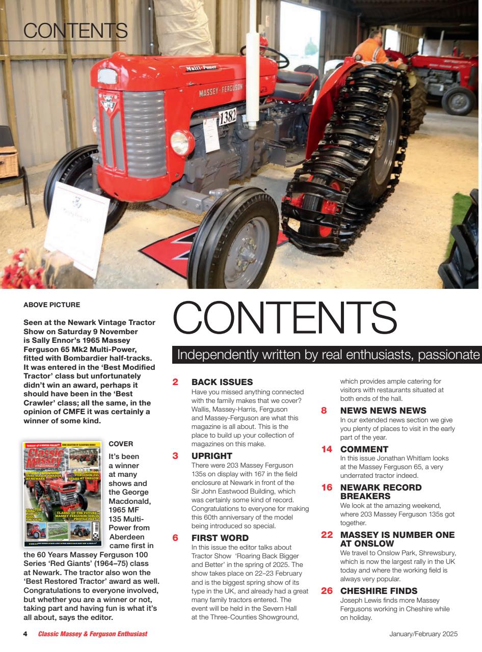 Classic Massey Preview Pages