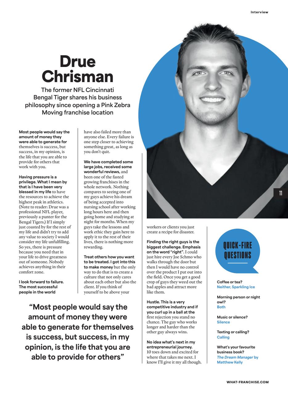 What Franchise Preview Pages