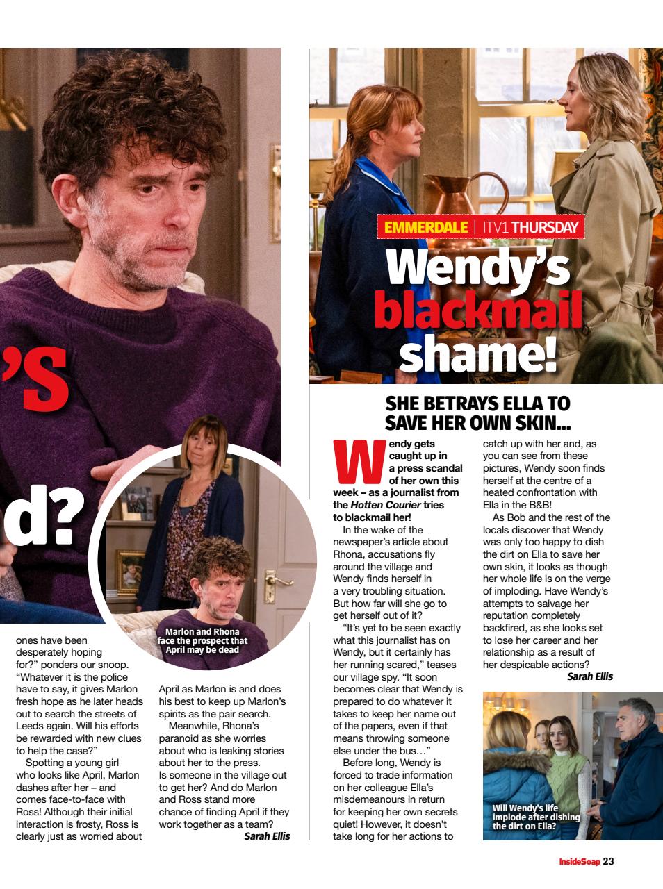 Inside Soap Preview Pages