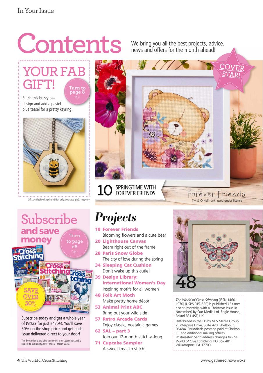 The World of Cross Stitching Preview Pages