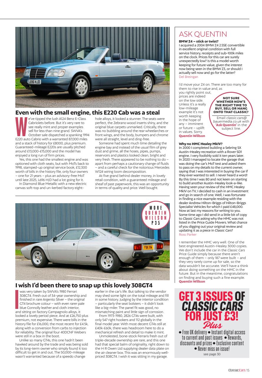 Classic Cars Preview Pages