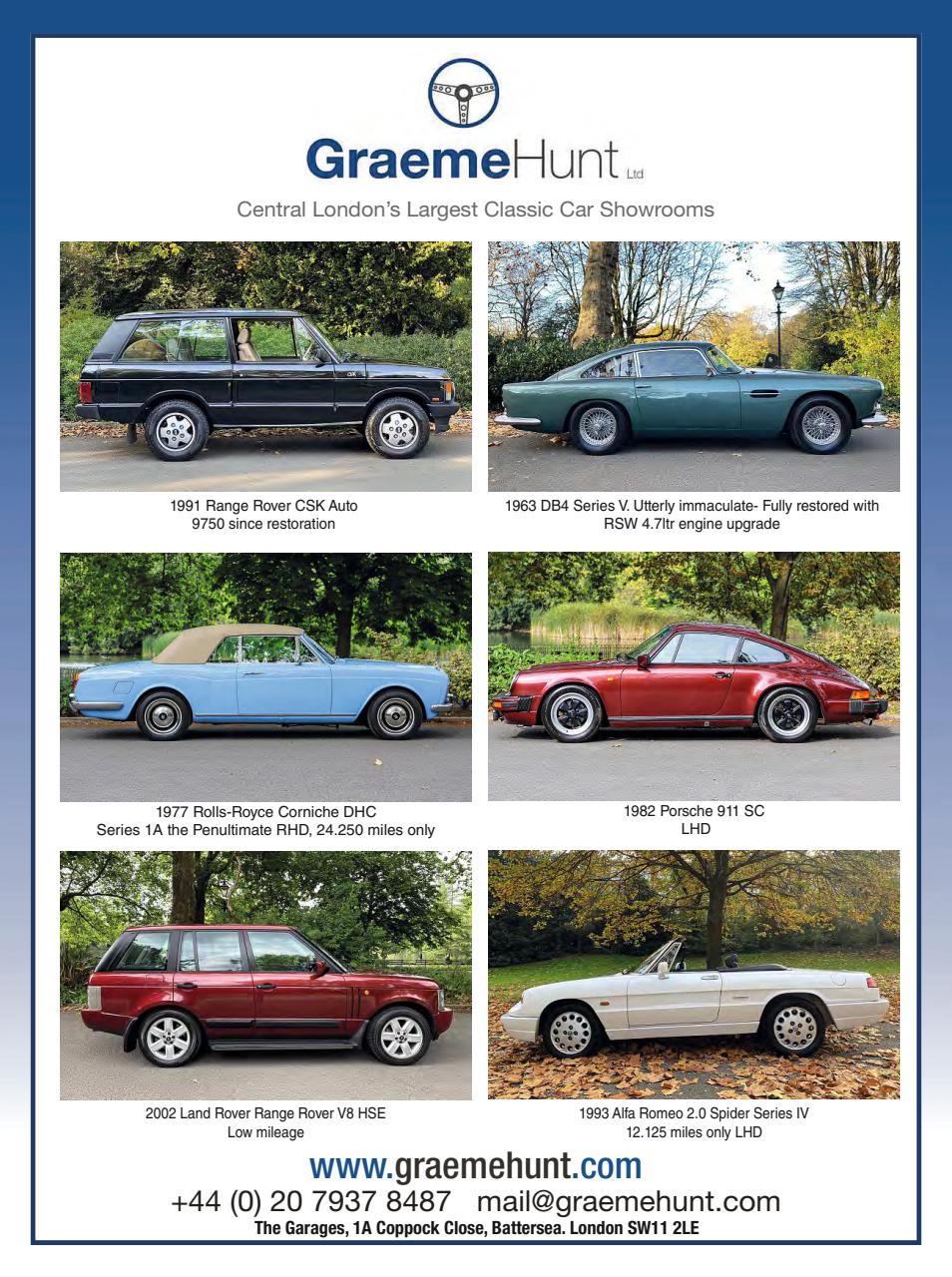 Classic & Sports Car Preview Pages